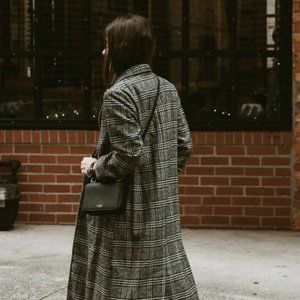Plaid Long Coat
